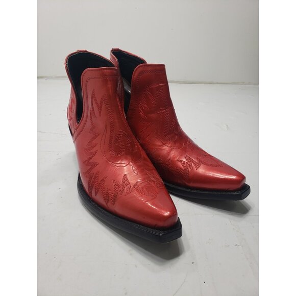 Ariat Ladies Dixon Queen Of Hearts Western Booties Style 10042455 Size 9B - Picture 1 of 10